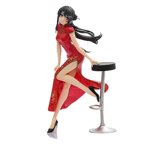 Gigsja 23cm.Sakurajima Mai Käse Kleid Ver Sammelfigur Anime Schönheit Modell Spielzeug von Gigsja