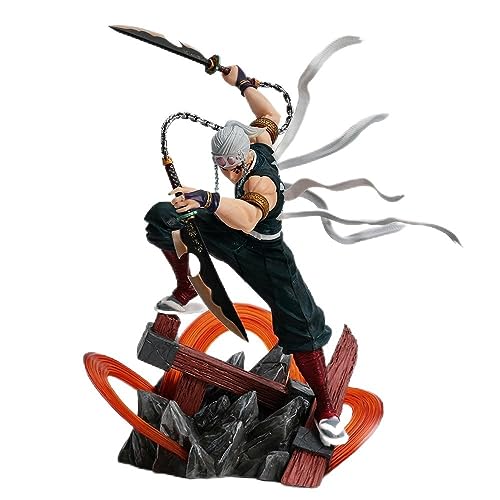 Gigsja 25cm.Dämon Jäger Usui Tengen mit austauschbarem Kopf Anime Figur PVC Spielzeug Modell Puppe Sammlung Geschenk von Gigsja