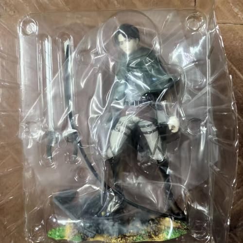 Gigsja 26cm Levi Anime Figur Shingeki no Kyojin Levi Ackerman Action Figur Eren Yeager Figur Modell von Gigsja