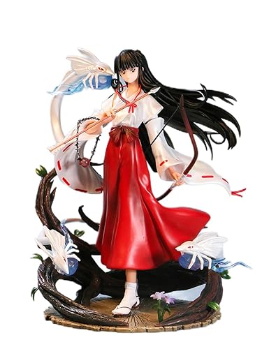 Gigsja 27 cm. Inuyasha Kikyo Anime Figur als Geschenk für Anime-Liebhaber und Modell-Dekoration Enthusiasten von Gigsja