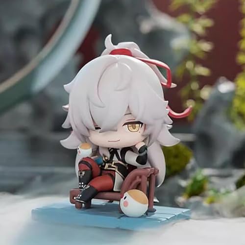 Gigsja 8 cm Honkai: Star Rail KAFKA Jing Yuan Bronya Seele Trailblazer Anime Actionfigur PVC Spielzeug Charakter Modell Dekoration Statue Geschenke Sammlerstücke (Farbe: mehrfarbig) von Gigsja