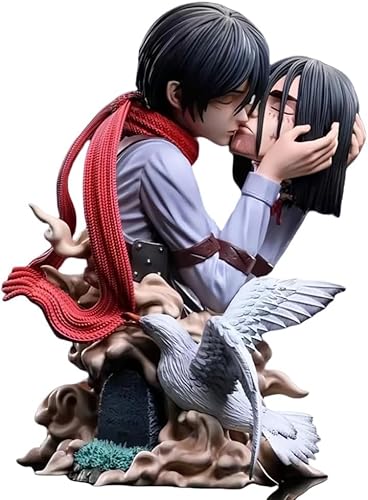 Gigsja Ackerman Death Kiss Actionfigur, Doppelstatue-Modell, Anime-Figuren, Charakterfigur, PVC-Statue, Sammlung, Dekoration, Spielzeug, Geschenk, 21,6 cm (A) von Gigsja