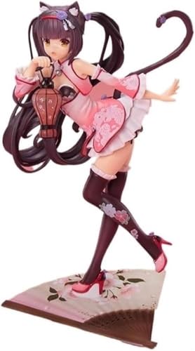 Gigsja Anime-Figuren, Actionfigur, Cartoon-Spielzeug, niedliche Mädchen, Anime-Girl-Kollektion, Cartoon-Kollektion, 24 cm (Schokolade) von Gigsja