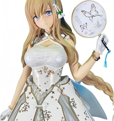 Gigsja Anime-Figuren, Baochai, antiker Stil, Mädchen, Cartoon-Spielzeug, niedliche Mädchen, Anime-Girl-Kollektion, Spielzeug-Cartoon-Kollektion, 29 cm (Kleidung kann abgenommen werden, mit Sockel von Gigsja