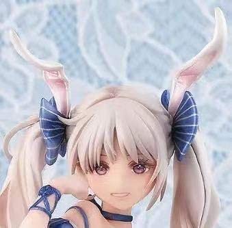 Gigsja Anime-Girl-Figur, 12 cm, Anime-Haarnadel, Sakiya, Hasenmädchen, Actionfigur, schöne Puppe, Ornament, Statue, Dekoration, Neujahr, GigsjaEdition-Kollektion mit Zubehör von Gigsja