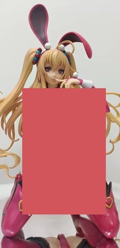 Gigsja Anime Girl Figure Ecchi Waifu Figure Japanese Anime Characters Caroline Lily Kneeling Pretty Bunny Girl PVC Adults Toy Ornament Action Figure Collectible Model Doll Desktop Decoration Christmas von Gigsja