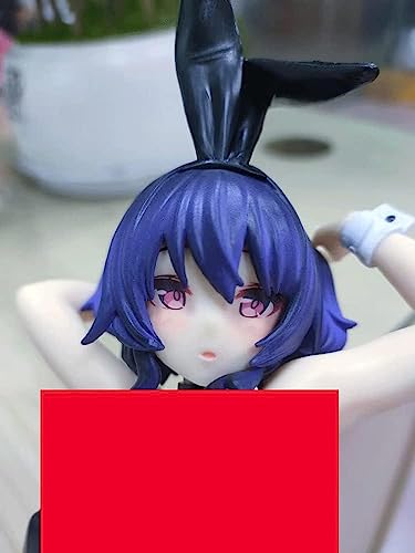 Gigsja Anime Girl Figure Ecchi Waifu Figure Japanese Anime Characters Removable Kneeling Cartoon Game Original Character B'full Mokka Adult Toy Collection Ornament Action Figure PVC Model Statue von Gigsja