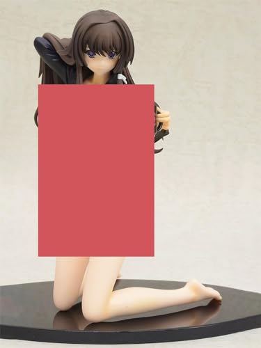 Gigsja Anime Girl Figure Ecchi Waifu Figure Japanese Anime Removable Takamura Yui Juguetes Alternative Total Eclipse Kneeling Girl PVC Action Figure Statue Ornament Model Doll Adult Toy von Gigsja