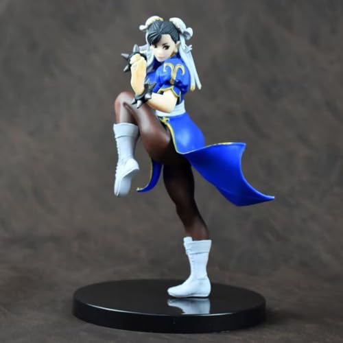 Gigsja Anime Girl Figure Japanese Anime Original Character Chun-Li Action Figure Adult Toy Pretty Girl Model PVC Statue Adults Toy Collection Doll Ornament Birthday Gift von Gigsja