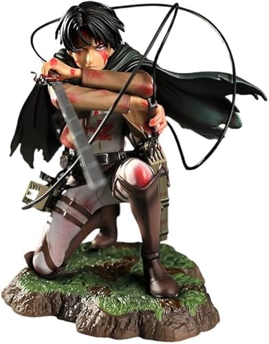 Gigsja Blutige Schlacht hockende Anime-Figur, Statuen, PVC, Actionfiguren, Charakter-Modell-Kollektion, Dekoration, Spielzeug, Geschenk, 16,3 cm von Gigsja