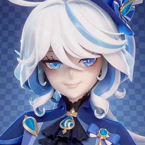 Gigsja Genshin Impact Furina Anime-Actionfigur, PVC, Spielzeug, Modell, Dekoration, Statue, Geschenke, Sammlerstücke (Hocken), 30 cm von Gigsja