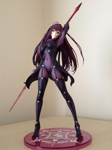 Gigsja GigsjaEdition Anime-Actionfigur für Mädchen, 31 cm, Schicksal/Grand Orden, Lancer Scáthach, schönes Mädchen, stehend, PVC, Erwachsenen-Spielzeug, Modell, Puppe, Desktop-Statue, Ornamente von Gigsja