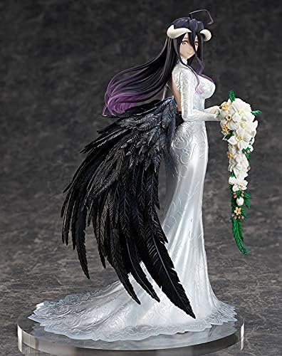 Gigsja GigsjaEdition Anime-Girl-Figur, 15 cm, Anime-Union, kreativer Overlord III, Albedo, Hochzeitskleid, schöne Actionfiguren für Mädchen, PVC, Erwachsenen-Spielzeug, Desktop-Statue, Ornamente von Gigsja