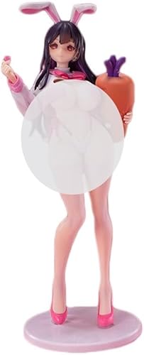 Gigsja Hasenmädchen-Figur, Sammelmodell, Statue, Spielzeug, Desktop-Ornamente, Actionfiguren, Dekoration, Geschenk, 29 cm von Gigsja