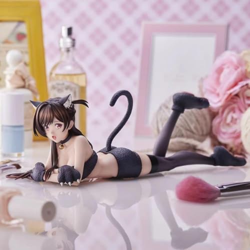 Gigsja Mizuhara Chizuru Cat Cos Actionfigur, Anime-Figur, Sammlerstück, Modell, Geschenk, 8 cm von Gigsja