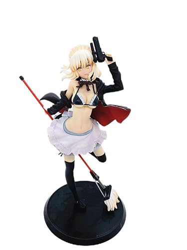Gigsja Schicksal/Übernachtung Arutoria Pendoragon Säbel Alter mit Besen PVC Action Figur Sammelmodell von Gigsja