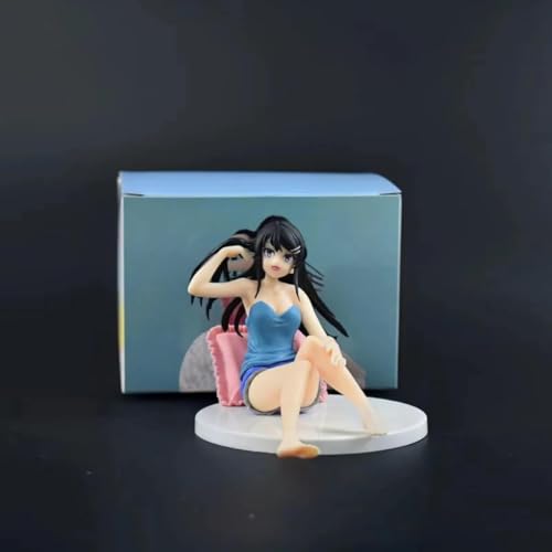 Gigsja Seishun Buta Yarou Wa Gigsjajima Mai Sitzende Ver. Sammelfigur Anime Beauty Modell 10cm von Gigsja