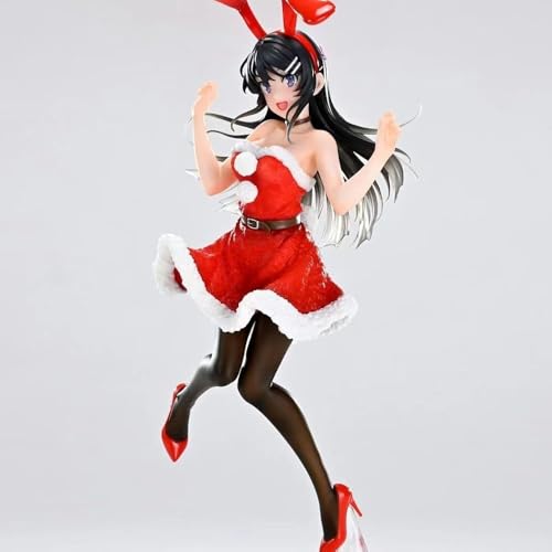 Gigsja Seishun Buta Yarou Wa Gigsjajima Mai Weihnachtskleid Ver. Sammelfigur Anime Beauty Modell 20cm von Gigsja