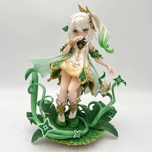 Gigsja Spielfigur Swing Lesser Lord Kusanali Nahida Gras Gott Niedliche Statue Actionfigur Sammlung Modell Puppe Sammlung (A 17cm) von Gigsja
