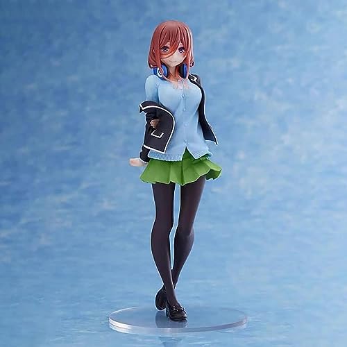 Gigsja The Quintessential Quintuplets Action-Figuren, Sammlerstück, Miku-Anime-Modellstatue, PVC, umweltfreundliche Materialien, geeignet für Zuhause, Büro, Schreibtisch, dekorative Ornamente von Gigsja