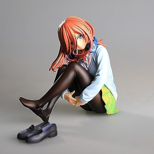 Gigsja The Quintessential Quintuplets Action-Figuren, Sammlerstück, Miku-Anime-Modellstatue, PVC, umweltfreundliche Materialien, geeignet für Zuhause, Büro, Schreibtisch, dekorative Ornamente von Gigsja