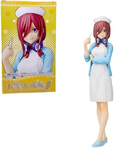 Gigsja The Quintessential Quintuplets Actionfiguren, Sammlerstück, Miku-Anime-Modellstatue, PVC, umweltfreundliche Materialien, geeignet für Zuhause, Büro, Schreibtisch, dekorative Ornamente von Gigsja