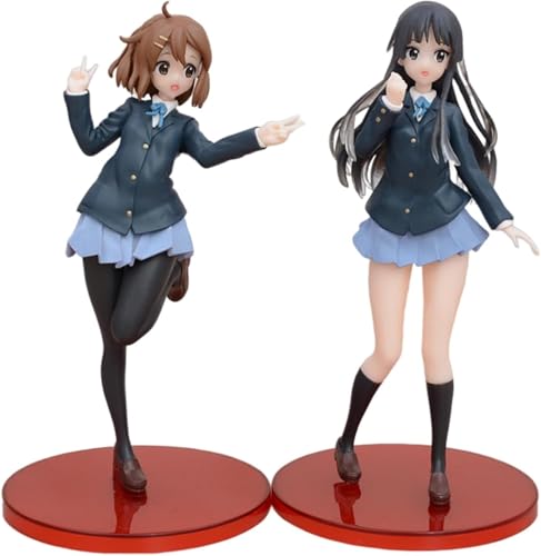 Gigsja Yui Hirasawa & Mio Akiyama Actionfigur/Anime-Figur/bemaltes Charaktermodell/Spielzeugmodell/PVC/Anime-Sammlerartikel, 20 cm (2 Stück) von Gigsja