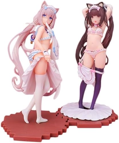 Gigsja &chocola 1/7 Figur/Anime-Figur/bemaltes Charaktermodell/Spielzeugmodell/Actionfigur/Cartoon-Spielzeugfiguren/niedliche Mädchen/Sammlung-Geschenk (2 Stück) von Gigsja