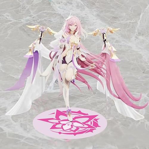 Honkai Impact 3rd Elysia Actionfigur PVC Spielzeug Charakter Modell Dekoration Statue Geschenke Sammlerstücke, 25 cm von Gigsja