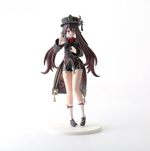HuTao PVC Anime Figur Cartoon Spiel Charakter Figur Modell Statue Battle HuTao Actionfigur Sammlerstück Dekoration Handwerk Geschenk (HuTao 19 cm) von Gigsja