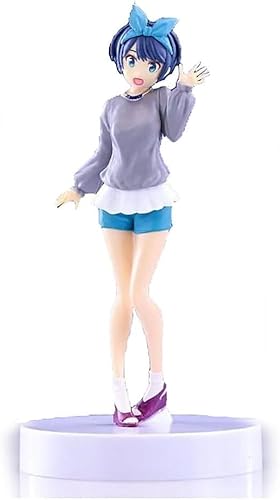 Rent A Girlfriend Ruka Sarashina PVC-Statue, Anime-Actionfiguren, Modellspielzeug, 18 cm von Gigsja