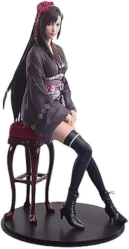Tifa Lockhart Anime Actionfigur PVC Spielzeug Charakter Modell Dekoration Statue Geschenke Sammlerstücke 24 cm von Gigsja