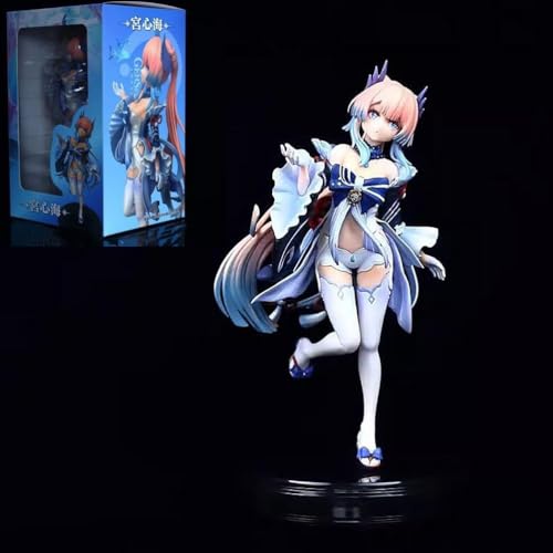 Toshihiko 25 cm Genshin Impact Sangonomiya Figur Kokomi PVC Anime Spiel Charakter Desktop Ornamente Geschenk von Gigsja