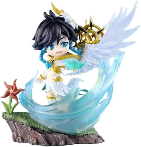 Venti Q Version Actionfigur Statue Modell Auto Ornament Barbatos PVC Anime Spiel Charakter Sammlung Figur Dekor Geschenk 19,1 cm von Gigsja