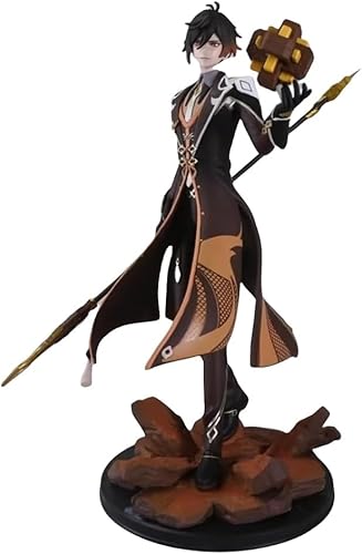 Zhongli Rock Emperor PVC Anime Figur Cartoon Spiel Charakter Figur Modell Statue Zhongli Actionfigur Sammlerstück Dekoration Handwerk Geschenk (C 26 cm) von Gigsja