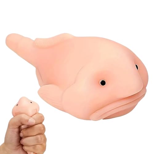 Gihioue Juguetes para Apretar, Juguete Antiestrés Blobfish, Pelota Antiestrés De Rebote Lento Con Pellizcos Con Pellizcos, Juego Sensorial Portátil para Casa, Oficina Y Viajes von Gihioue