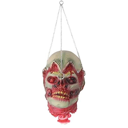 Gihioue Kopf Halloween Deko,Kopf Dekoration Halloween | Realistische Körperteile Für Horror-Labyrinth Garten Escape Room Theaterdekoration Party Gihioue Kopf Halloween Deko,Kopf Dekoration Halloween | Realistische Körperteile Für Horror-Labyrinth Garten Escape Room Theaterdekoration Party von Gihioue