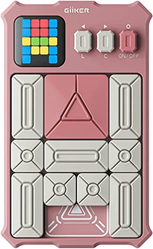 TAMOJO Super Slide - Magnetisches Schiebepuzzle und Denkspiel für Kinder ab 7 Jahren und Erwachsene, Herausforderung für Fans des originalen Rubik's Cubes. (Pink) von GiiKER