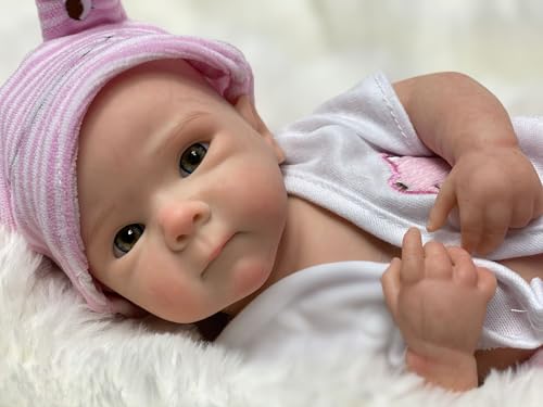 Gileutay 33cm Vollsilikon Baby Puppe Mädchen Lebensechte Reborn Puppen Realistische Neugeborenen Puppen Die Wie Echte Babys Aussehen Spielzeug Für Kinder Gileutay 33cm Vollsilikon Baby Puppe Mädchen Lebensechte Reborn Puppen Realistische Neugeborenen Puppen Die Wie Echte Babys Aussehen Spielzeug Für Kinder von Gileutay