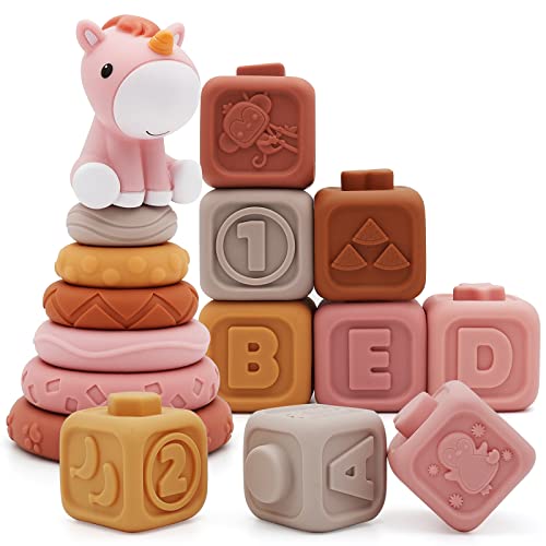 Gilowin 13-teilige Baukreise und Blöcke, Stapeln & Verschachteln Babyspielzeug mit Pferdefigur, frühe pädagogische Geschenke zum Zahnen für 6 12 18 Monate Baby Kleinkind Jungen Mädchen… Gilowin 13-teilige Baukreise und Blöcke, Stapeln & Verschachteln Babyspielzeug mit Pferdefigur, frühe pädagogische Geschenke zum Zahnen für 6 12 18 Monate Baby Kleinkind Jungen Mädchen… von Gilowin