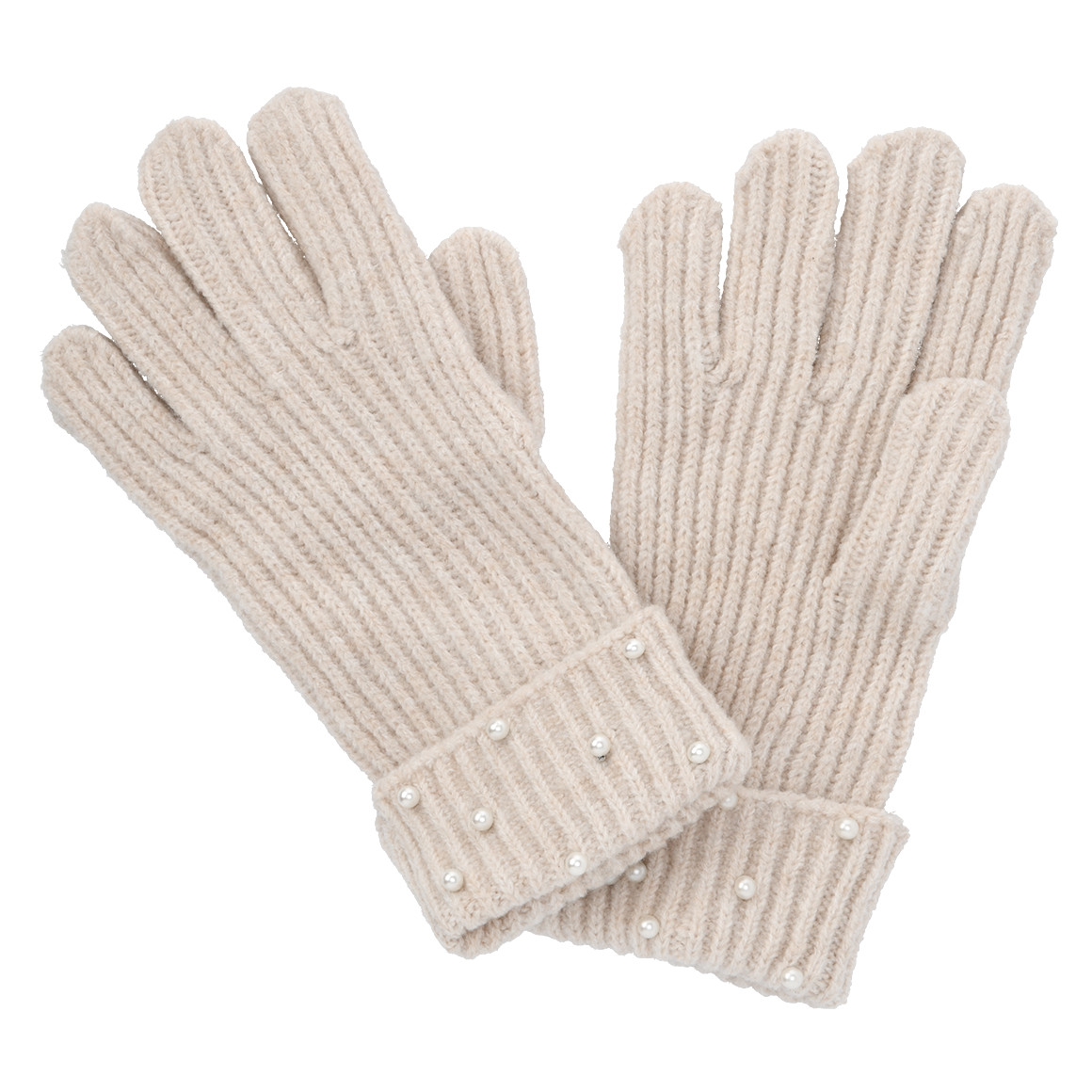 1 Paar Damen Handschuhe mit Zier-Perlen 1 Paar Damen Handschuhe mit Zier-Perlen von Gina Benotti