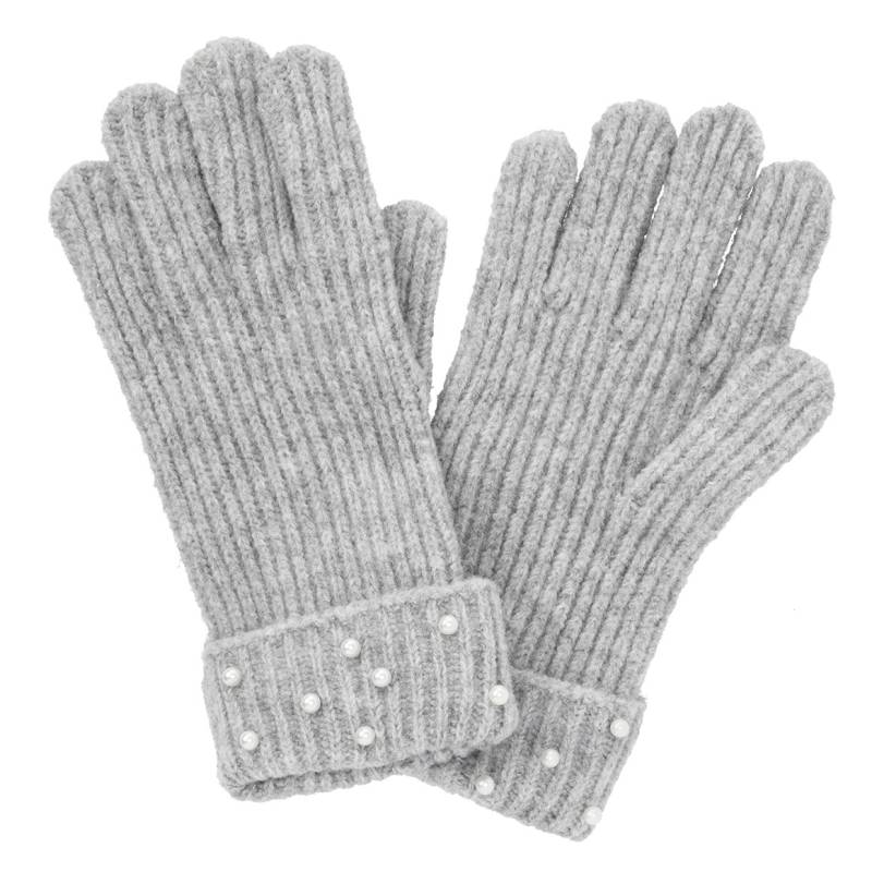 1 Paar Damen Handschuhe mit Zier-Perlen von Gina Benotti