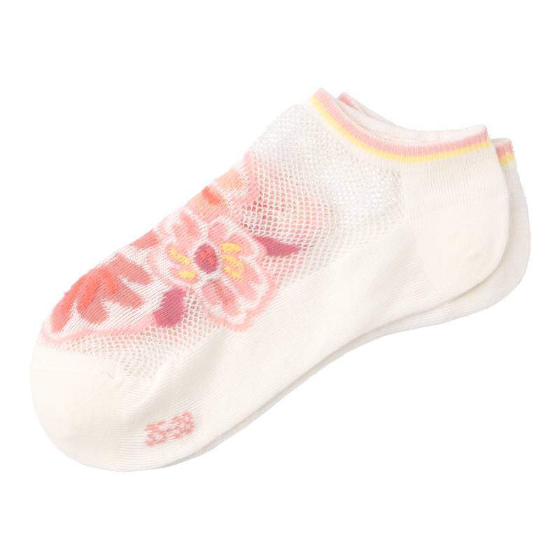 1 Paar Damen Sneaker-Socken mit Mesh-Einsatz von Gina Benotti