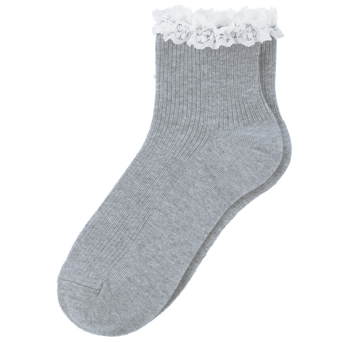 1 Paar Damen Sneaker-Socken mit Spitze 1 Paar Damen Sneaker-Socken mit Spitze von Gina Benotti