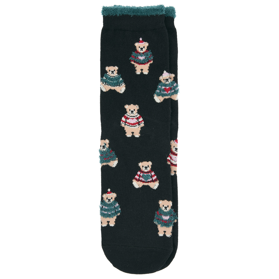 1 Paar Damen Socken mit Bären-Motiven von Gina Benotti