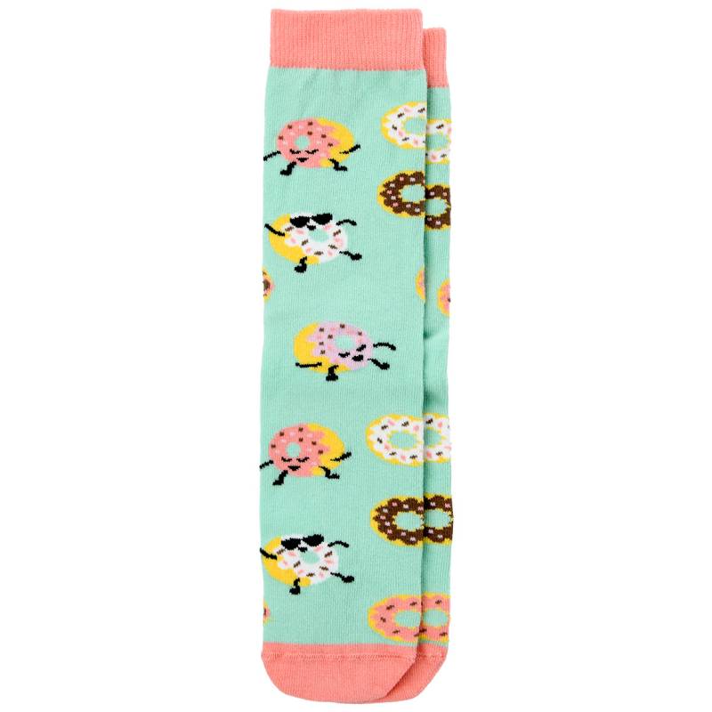 1 Paar Damen Socken mit Donut-Motiven von Gina Benotti