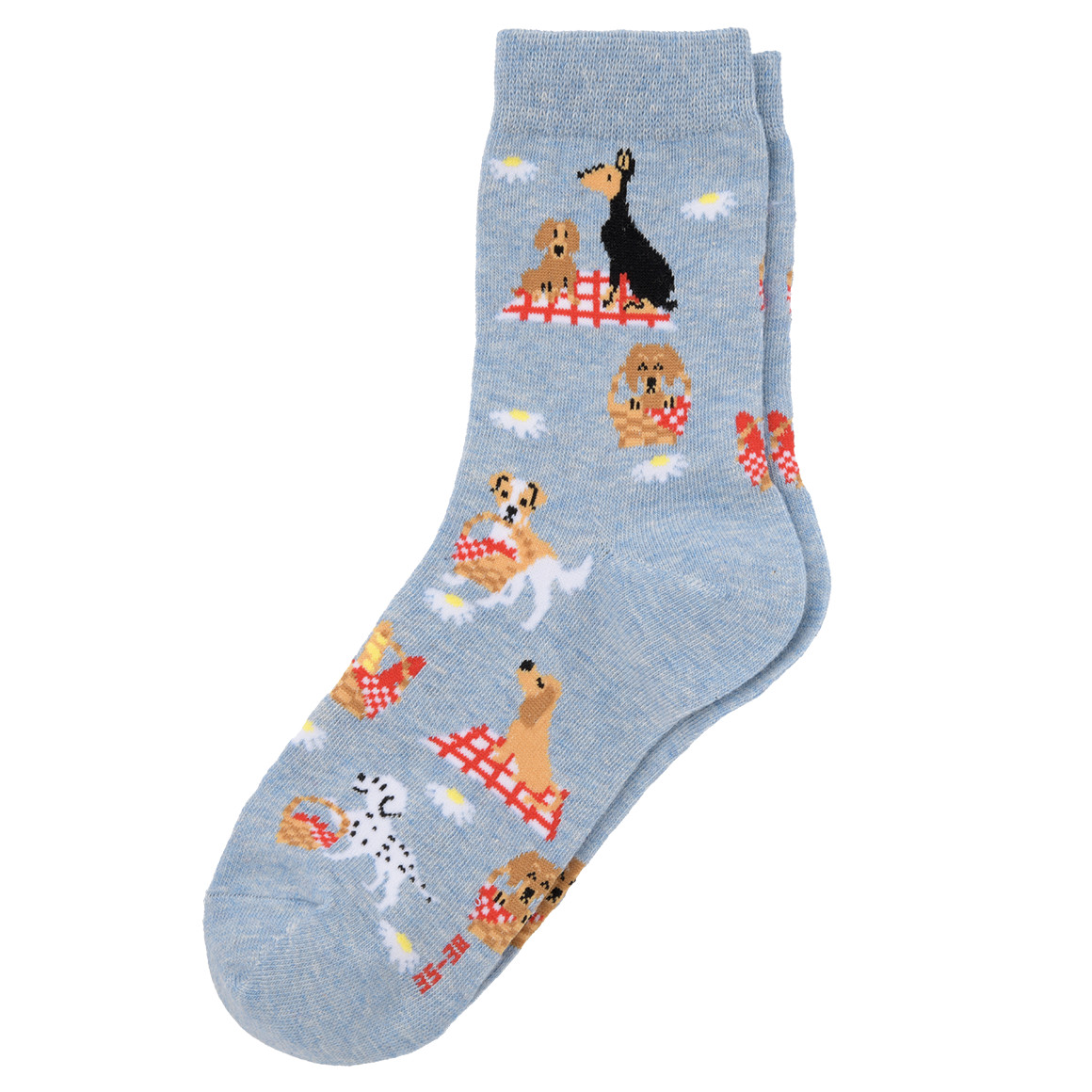 1 Paar Damen Socken mit Fun-Motiv von Gina Benotti