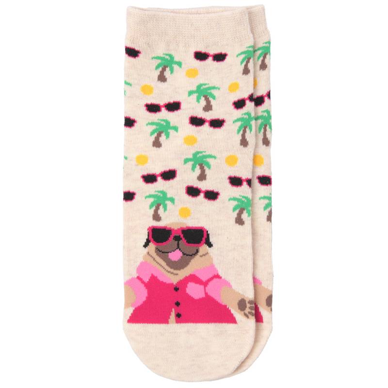 1 Paar Damen Socken mit Hunde-Motiv von Gina Benotti