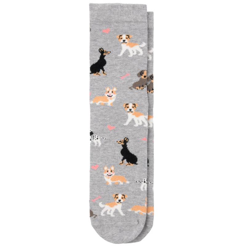 1 Paar Damen Socken mit Hunde-Motiven von Gina Benotti