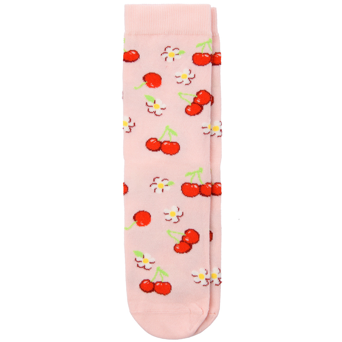 1 Paar Damen Socken mit Kirschen und Blumen von Gina Benotti